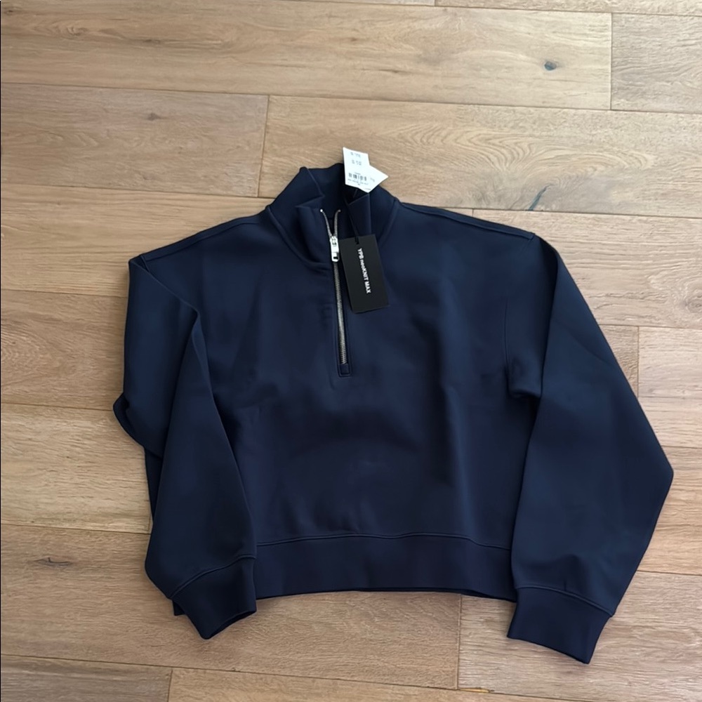 Navy Half-Zip Pullover
